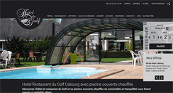 Desktop Screenshot of hotel-du-golf-cabourg.com